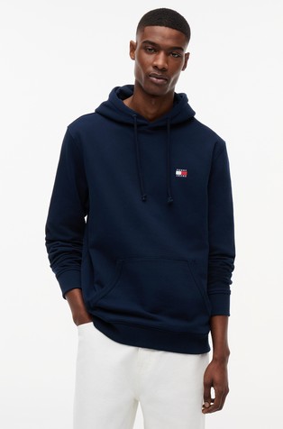 Badge Brushed Fleece Hoody
