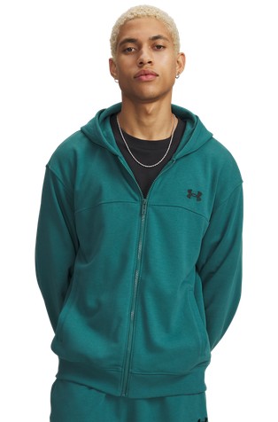 UA Rival Cotton-blend Hooded Full Zip