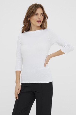 VMPANDA 3/4 sleeve T-Shirt in modal-blend