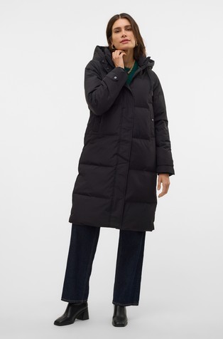 VMLEONIEANNE duga jakna punjena paperjem s kapuljačom