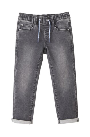 Slim fit jeans hlače s podesivom vezicom