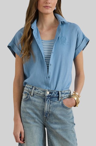 Lanena košulja kratkih rukava