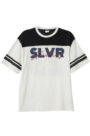 Oversized majica s otiskom sprijeda i straga