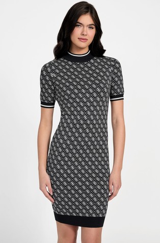 4G logo sweater dress