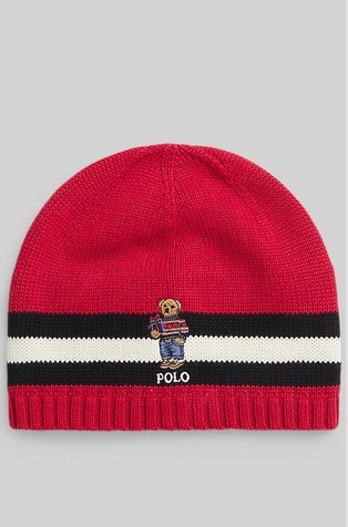 Polo Bear pamučna pletena kapa
