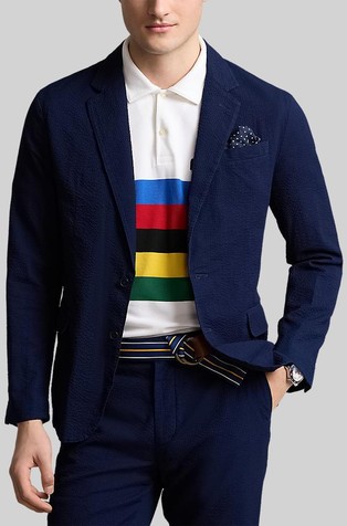 Polo Soft modern fit pamučni sako