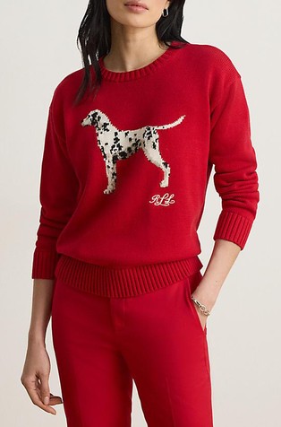 Intarsia-knit Dog Sweater