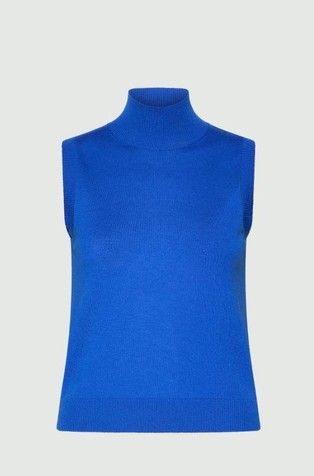 Pleten top od fine merino vune s visokim ovratnikom