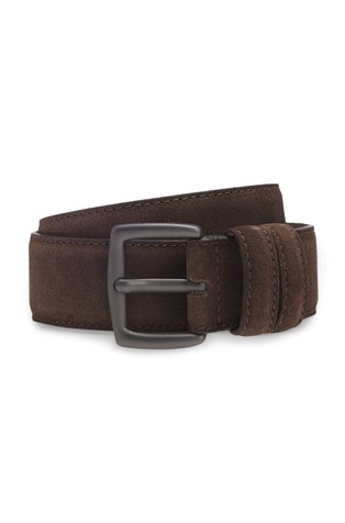 Beckham x Boss remen od brušene kože