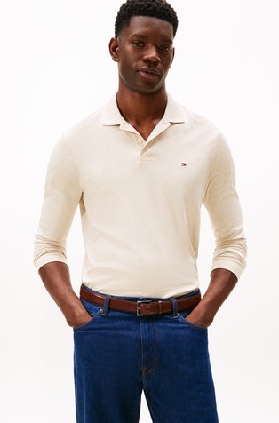 Regular fit polo majica dugih rukava