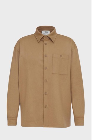 Oversize fit košulja s džepom na prsima