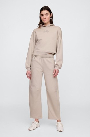 Gap logo ženski crop hoodie