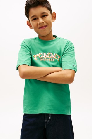 Logo majica kratkih rukava od pamučnog jerseya