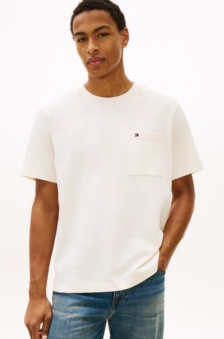 Pocket Relaxed Mesh Jersey T-Shirt