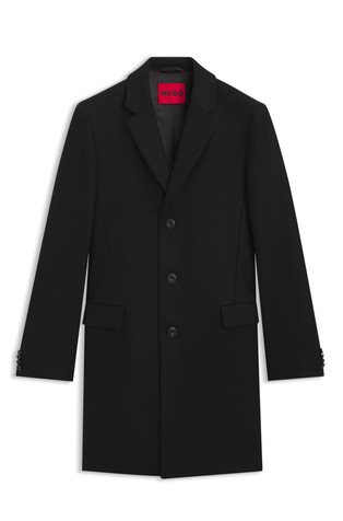 Slim fit kaput od mješavine vune s kašmirom