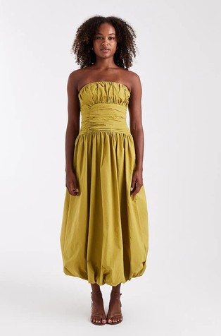 TSLUNA haljina s otkrivenim ramenima i balon suknjom