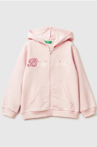 Pulover s kapuljačom i šljokicama