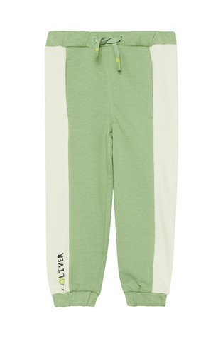 Relaxed fit jogging trousers with contrast inserts