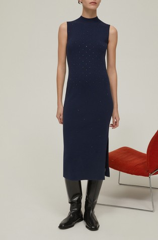 Pletena haljina s mikrozakovicama