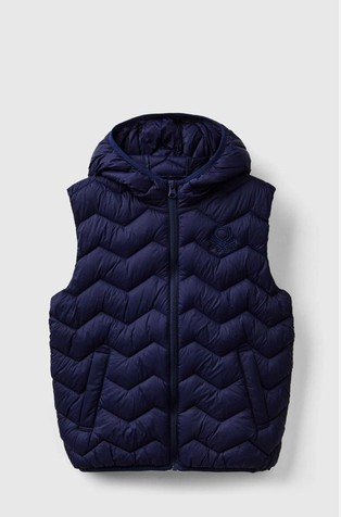 Padded vest with hood