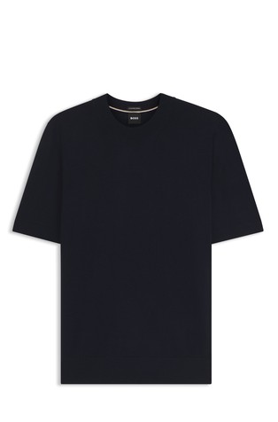 Pletena majica kratkih rukava od merino vune