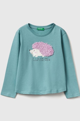 Pamučna majica s otiskom i aplikacijom