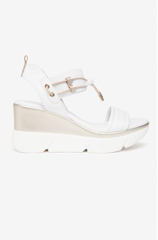 Kožne sandale sa sintetičkim umetcima