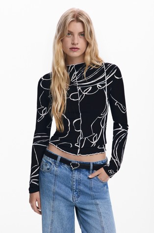 Majica s printom cvijeća