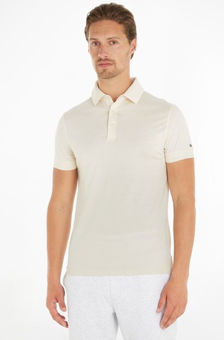 Slim fit polo majica od merceriziranog pamuka