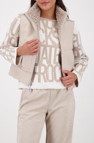 Obostran prsluk s uzdignutim ovratnikom