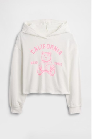 Relaxed fit hoodie za djevojčice