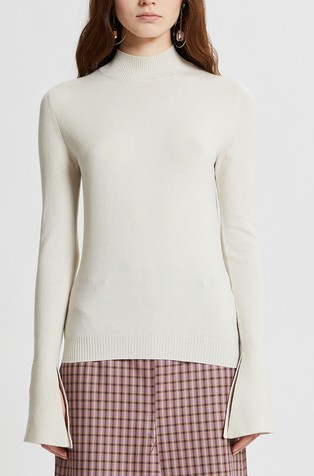 Mock neck sweater