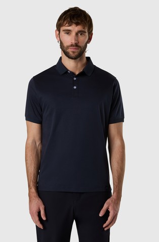 Polo short sleeve in fine silk blend