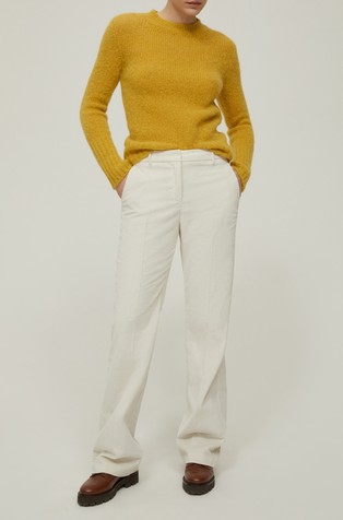 Straight fit baršunaste hlače