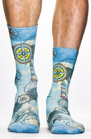 Lighthouse muške čarape