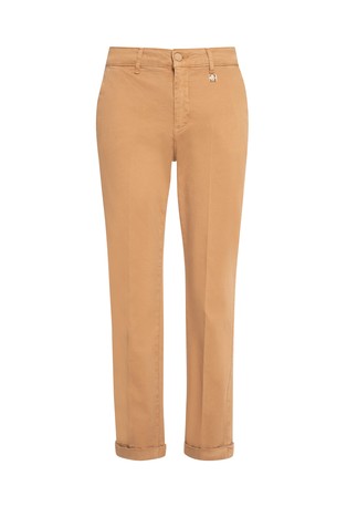 Regular fit chino hlače od rastezljivog pamuka