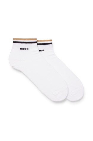 Paket od 2 para niskih čarapa s prugastim detaljem