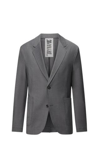 Sako od mješavine vune s jednorednim kopčanjem