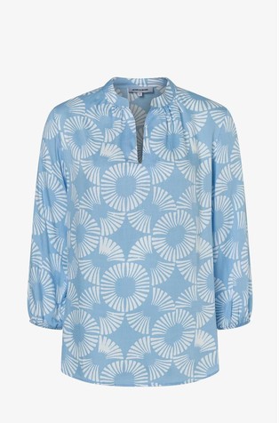 Patterned viscose blouse
