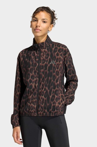 Workout Essentials Leopard Woven Jacket