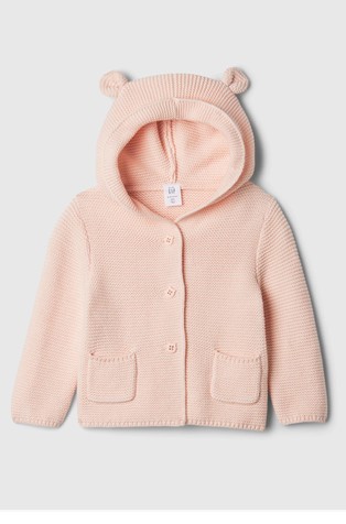 Baby Bear Cardigan With Hood