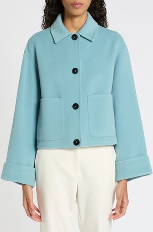Wool blend jacket