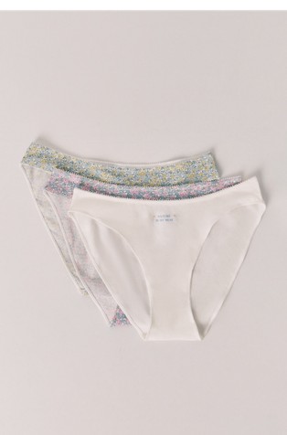 Pack 3 stretch cotton panties