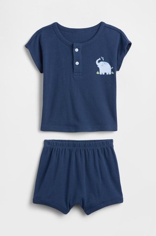 Baby Two-Piece Graphic Outfit Set