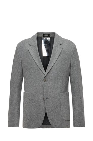 Slim fit sako s jednorednim kopčanjem