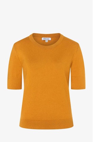 Fine knit T-shirt