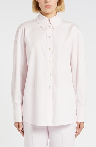 Monochrome lightweight poplin shirt
