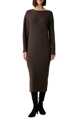 Pletena midi haljina