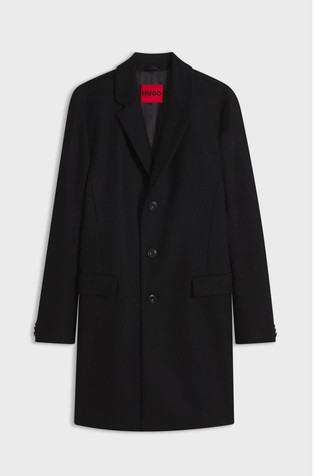 Slim fit kaput od mješavine vune