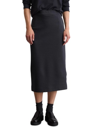 Midi jersey skirt